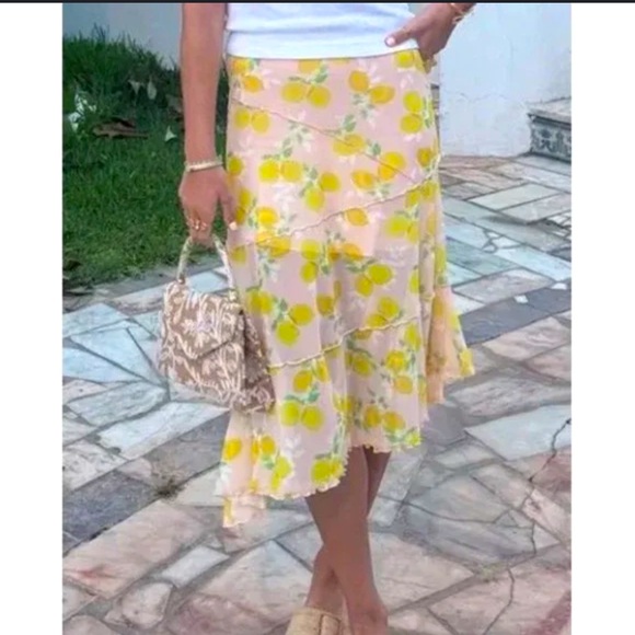 See You Monday Dresses & Skirts - NWT SEE YOU MONDAY LEMON MESH SKIRT